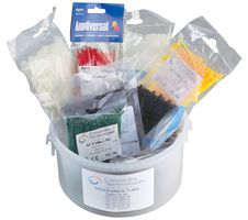 ACTKIT3-800 - 800x Nylon Cable Ties Kit, Multicoloured