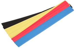 AHSP12.7 - 2:1 Heat Shrink Pack, Multicoloured, 12.7mm x 250mm (Pack of 12)