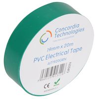 AIT1920GRN - PVC Insulation Tape, 19mm x 20m, Green