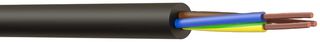 PELB0454 - 3-Core 3183B LSZH Mains Cable, Black, 0.75mm, 100m