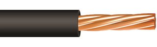 6491B2.5BLA100 - 6491B Single Core Conduit Cable, Black, 2.5mm, 100m