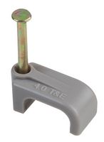 PP2843 - Twin & Earth Cable Clips, 4mm, Grey, Pack of 100