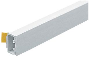 MMT00SFWH - Self Adhesive Mini Trunking, 8mm x 10mm x 3m (HxWxL), White PVCu