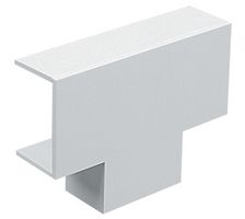 TT1-1WH - PVCu Mini Trunking Square Equal Tee, 16x16mm
