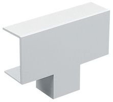 TT2-1WH - PVCu Mini Trunking Square Unequal Tee, 25x16mm