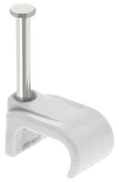 QFWC4 - Twin & Earth Cable Clips, 1-1.5mm, White, Pack of 100