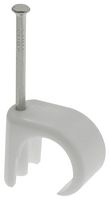 QRC1 - Round Cable Clips, 2-3mm, Clear, Pack of 100