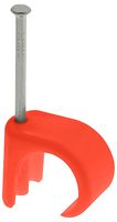 QRC9 - Round Cable Clips, 7-10mm, Red, Pack of 100