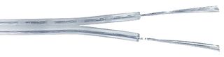 CA-2C-24AWG-CL - UL2468 Cable, 2 Core, 24AWG, Transparent, 10m