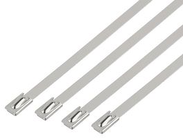 ACTIES-STEEL-200 - Stainless Steel Cable Ties, 200x4.6mm, Pack of 100