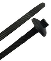 HFC370H CHASSIS - Chassis Cable Ties, 370x7.6mm, Black, Pack of 100
