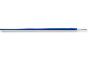 EW1/0.6BLU100M - Solid Core Equipment Wire, 1/0.6mm, Blue, 100m