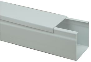 CT50 - Trunking 75mm x 75mm x 3m (HxWxL), White
