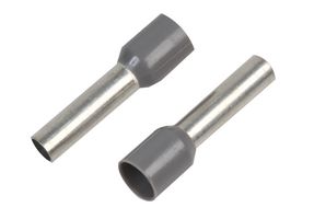 PP01554 - German Single Ferrule 4mm Grey, 100 Pack