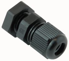 50612PASWSET - Nylon IP68-Rated Waterproof Cable Gland M12 6mm Black