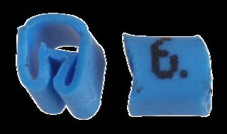 PTV3 6 BLUE 100/BAG - Cable Marker 6 Blue 100 Pack