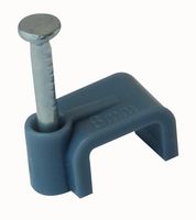 PP01622 - Twin & Earth Cable Clips, 1mm, Grey, Pack of 100