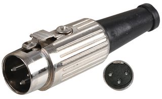 590-0300 - 3 Pin Nickel Locking DIN