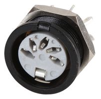 651-0500 - Circular DIN Socket, 5 Pin 180 Degree
