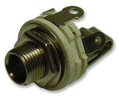 T-210 34.1190 - 6.35mm Open Jack Socket, Mono, Switched