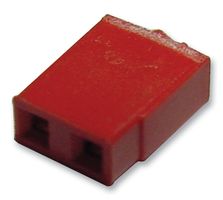 M7566-05 - 2.54mm 0.1" Shorting Link, Closed, Red, 10 Pack
