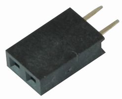M20-9820206 - Vertical PCB Header Socket, 2.54mm 2 Way 1 Row with Through Hole Termination - 10 Pack