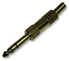 PSG01780 - 6.35mm Stereo Jack, Black / Gold