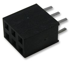 M20-9830306 - 0.1" Socket 3+3 Way, 10 Pack