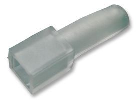 A009 - Push On Terminal Transparent PVC Covers, 2.8mm x 0.5mm, Pack of 10