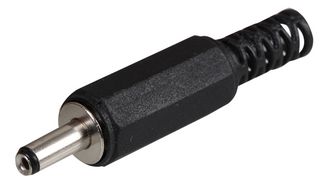 777-313 - 1.3mm DC Power Plugs + Strain Relief, 5 Pack