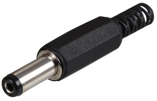 777-557 - 2.1mm DC Power Plugs + Strain Relief, 5 Pack