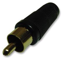 PSG01523 - Plug, Phono, Gold / Black, 10 Pack