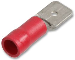 PP01742 - Push On Blade Crimp Terminal Red 19A, 100 Pack
