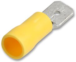 PP01744 - Push On Blade Crimp Terminal Yellow 48A, 100 Pack