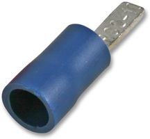 PP01746 - Blade Contact 6.35mm Crimp Terminal Blue 27A, 100 Pack