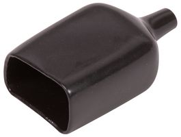 PVC BOOT, BLACK PK5 - Insulation Boot, IEC, 52mm Length, Black, 5 Pack