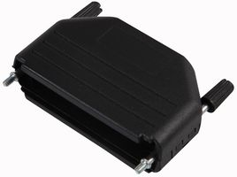 DPPK50-SLIM-K - Hood, D 50 Way, Hinged, Black