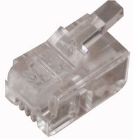 RJ224P4CR - Connector, 4P4C, RJ10, 10 Pack
