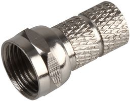 PSG04276 - Twist-On F Type Plug with Nickel Plated Brass Body, RG59U