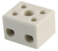 DESTB-1002 - Ceramic Terminal Block, 2 Way, 57A, 750V, High Temperature
