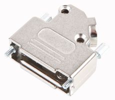 MHD45ZK15-K - D-sub Hood, Nickel, 45 Degree Entry, 15 Way, (D45ZK15-K)