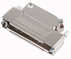 MHD45ZK37-K - D-sub Hood, Nickel, 45 Degree Entry, 37 Way, (D45ZK37-K)