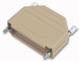 MHDPPK25-LG-K - D-sub Hood, Plastic, Top Entry, Light Grey, 25 Way, (DPPK25-LG-K)