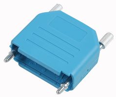 MHDPPK15-B-K - D-sub Hood, Plastic, Top Entry, Blue, 15 Way, (DPPK15-B-K)