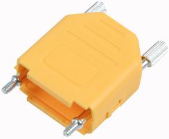MHDPPK9-Y-K - D-sub Hood, Plastic, Top Entry, Yellow, 9 Way, (DPPK9-Y-K)
