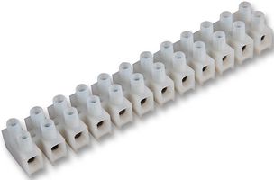 CTSN434/12R - Terminal Strip, PA6, 12 Way, RSD Base, 6mm