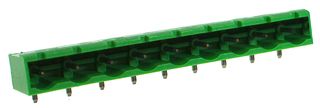 CTB9558/9 - PCB Male Horizontal Closed End 7.62mm 9 Way
