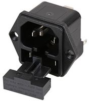 4304.6020 - C14 Inlet, 1062, Fused, 6.3mm Tab