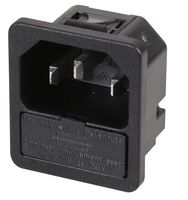 6200.4220 - Fused C14 Inlet, Snap-In, 4.8mm Tab, 2mm