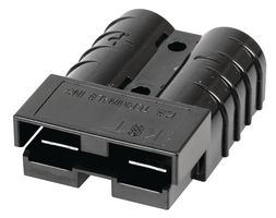BMC2S-BLACK - Twin Housing Modular Power Connector, 50A, Black  (No Contacts Supplied)
